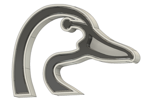 ördekler duvar plak sınırsız ördek av 3d print model - Mito3D