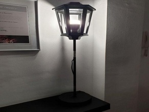 farola decoracion eletrônica lâmpada lampara luz salão de beleza 3d print model - Mito3D