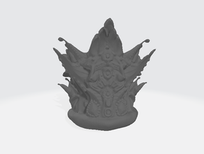crown art bobafps cap hut krone 3d print model - Mito3D
