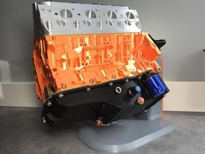 4 15coppa olio remix ls3 chevy motore 3d print model - Mito3D