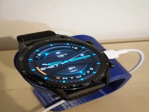 huawei şarj dok spor otomobil için kullanılabilir izle standı bir smartwatch cihazı 3d print model - Mito3D