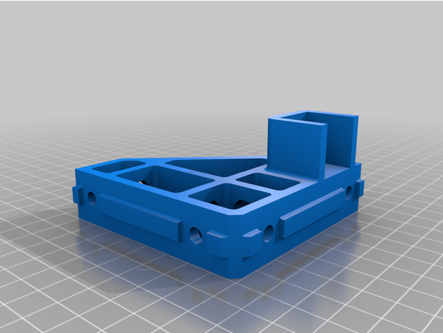 barra de topo realocação suportes bico visibilidade ender 5 plus modificação estrutura melhoria 3D print model - Mito3D