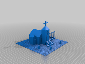 my church house 3d print model - Mito3D