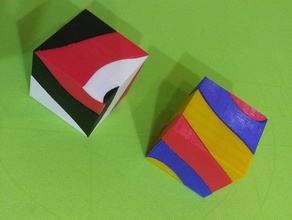 twistyhedron cubo a plataforma poliedro quebra-cabeça 3d print model - Mito3D