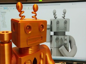 clairière roboter logement automatc de pulvérisation brise la le robot 3d print model - Mito3D