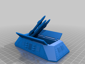 missile launcher tabletop warhammer 40k 3d print model - Mito3D