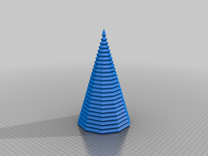 my customized vase mode christmas tree 2 3d print model - Mito3D