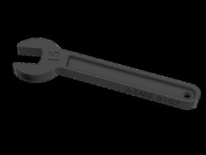standard 15 mm wrench - open head 15mm bicycle tools bike engineering 3d print model - Mito3D