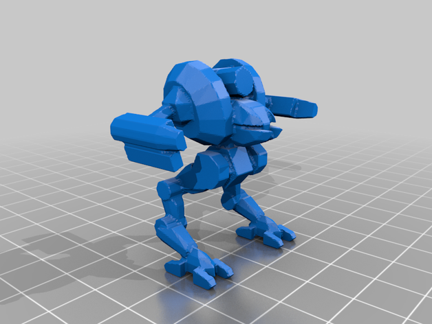 uziel mw4 battletech miniature 3D print model - Mito3D