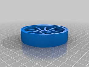 rc car wheel customized 3d print model - Mito3D