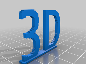 3d sign model printing 3d print model - Mito3D