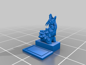 metade dragão 3d print model - Mito3D