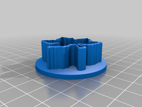 maple leaf cookie cutter base 3d print model - Mito3D