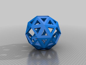 sphericaloctahedral3v 1 dome geodesic octahedral sphere spherical 3d print model - Mito3D