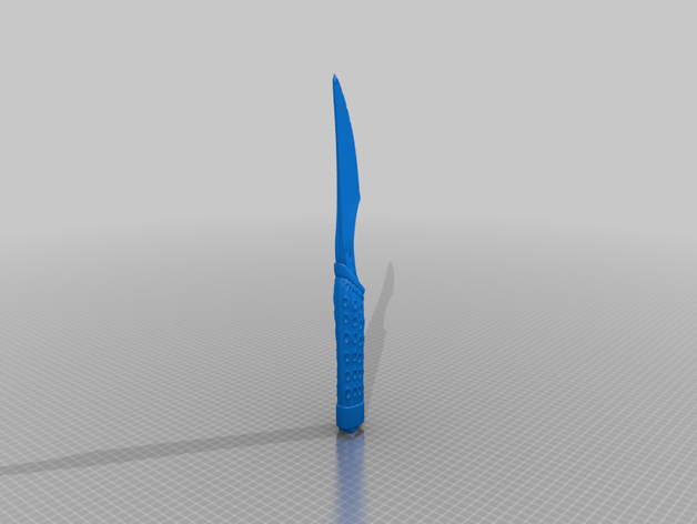 fremen di dune crysknife remix scala 3D print model - Mito3D