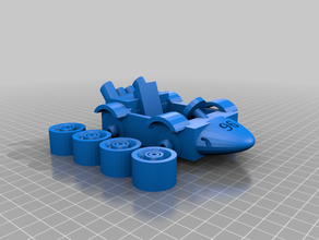 go kart hacer girar las ruedas 3d print model - Mito3D