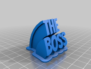 boss kundengebundene 3d print model - Mito3D