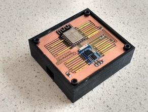 programcı esp-12 & esp-03 modülleri esp8266 modül pogo pin 3d print model - Mito3D
