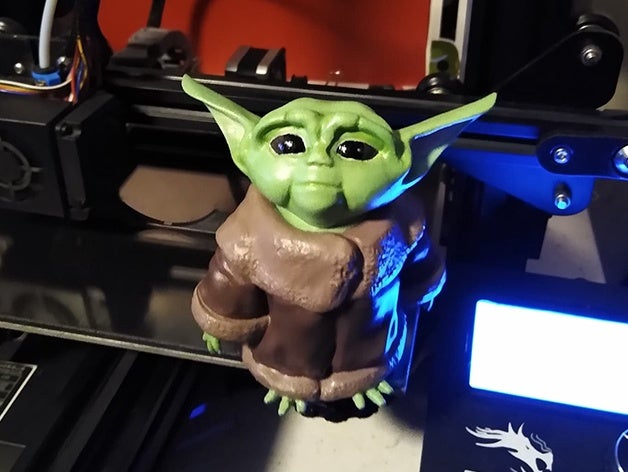 baby yoda starwars 3D print model - Mito3D