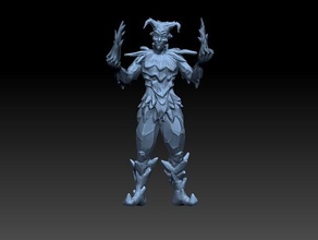 ice jester dungeons dragons feast legends mage pathfinder sorcerer spellcaster wizard 3d print model - Mito3D
