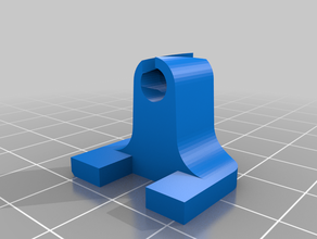 lulzbot mini filament guide slotted 3d print model - Mito3D