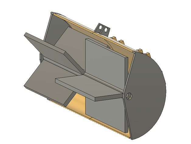 rc snowblower 3D print model - Mito3D