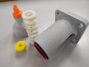 cylinder relieve valve 3d print model - Mito3D