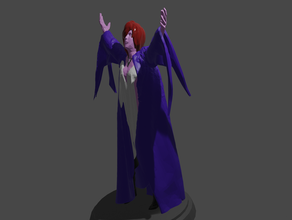 cultist-kadın döküm ritüel cultist dnd minyatür kadın pathfinder mini rpg büyücü cadı 3d print model - Mito3D