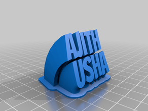 ajith usha customized 3d print model - Mito3D