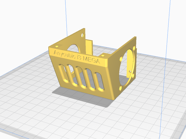 anycubic i3 mega fan mod 3D print model - Mito3D