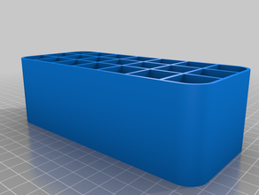 il mio personalizzato parametrico vassoio griglia su misura 3d print model - Mito3D