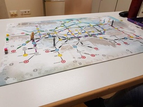 U-Bahn - inlay mehr Brettspiel boardgames Brettspiel-inserts 3d print model - Mito3D