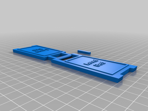 Ebene Bett Boden stehen kundengebundene 3d print model - Mito3D