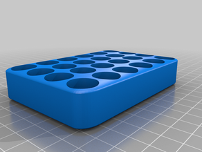 24 x aa battery storage box 3d print model - Mito3D