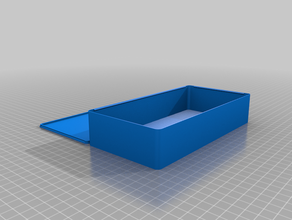 simple project box 200x100x40 customized 3d print model - Mito3D
