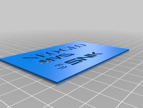 neo geo mi galería de símbolos personalizada-o-matic personalizado 3d print model - Mito3D