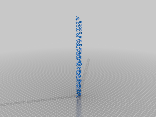 my customized temp calibration tower 3D print model - Mito3D