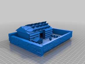 waking dead casa 3d print model - Mito3D