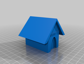 snoopy house 3d print model - Mito3D