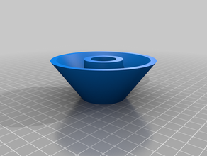 large spool wedge 3d print model - Mito3D