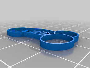pennis cookie cutter 3d print model - Mito3D