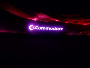 commodore light box console hagman led luce segno striscia le strisce 3d print model - Mito3D