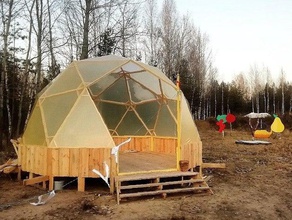 geodesic dome wood d52m goodkarma miter box 3d print model - Mito3D