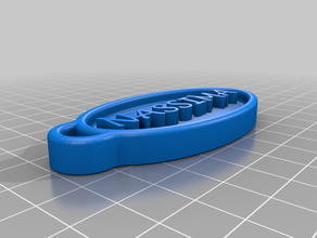 nassima keychain 3d print model - Mito3D
