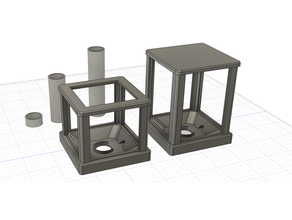 improved lithophane cube 3d print model - Mito3D