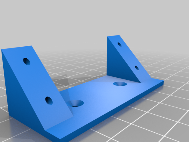 lado del soporte servo 3D print model - Mito3D