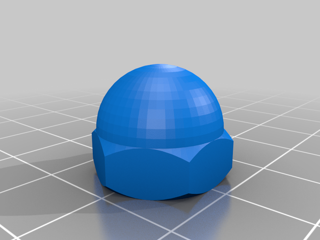 12mm gland écrou l'écrou hexagonal m12 3D print model - Mito3D