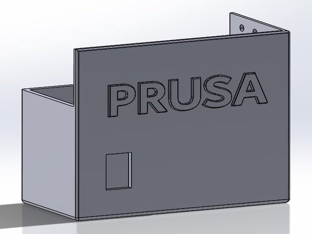 fysetc prusa psu cover argento clone i3 mk2 mk2s 3D print model - Mito3D