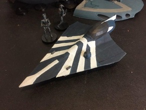delta-7 aethersprite jedi starfighter star wars legion scale 3d print model - Mito3D