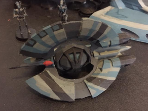 droid tri-fighter de star wars la legión escala 3d print model - Mito3D
